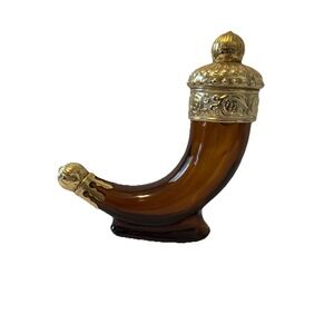 Vintage Avon Viking Horn Blue Blazer After Shave Lotion Decanter Bottle 1960s